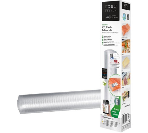 Рулоны вакуумной пленки CASO 40x1000 см 1шт