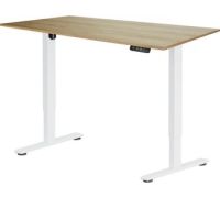 Стол с регулировкой высоты ErgoSmart Electric Desk Prime 1380х800х18 мм дуб натуральный/белый