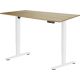 Стол с регулировкой высоты ErgoSmart Electric Desk Prime 1380х800х18 мм дуб натуральный/белый