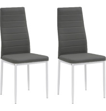 Стул Mio Tesoro Джия DC-060KD 2 шт, серый/белый