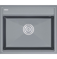 Кухонная мойка Paulmark Stepia 60 PM115951-GRM серый металлик