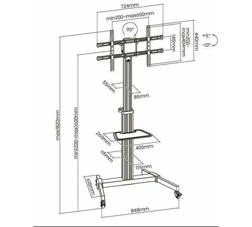 Стойка для телевизора Ultramounts UM307W