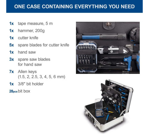 Универсальный набор инструментов Scheppach TB150 5909306900 101 предмет