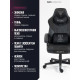 Игровое геймерское кресло FLOKY Huginn Black черный