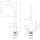 Смеситель Ekko E4401-7