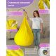 Кресло-мешок Flagman Груша Софт 130x85 XXL GXL.1-02 лимон