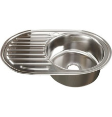 Кухонная мойка Mixline 528189 правая, полированная, 0.6 мм