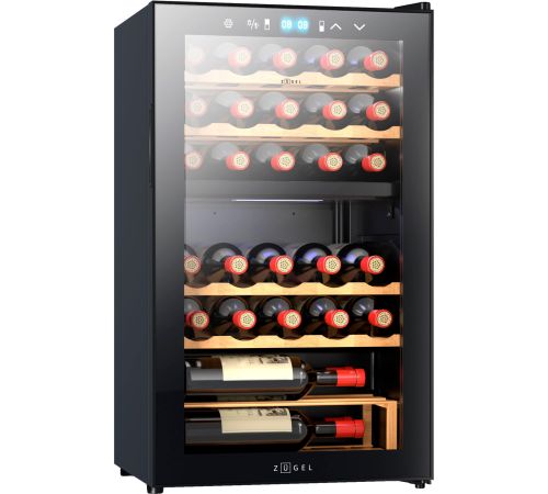 Винный шкаф ZUGEL ZCWF331DB Dual Zone