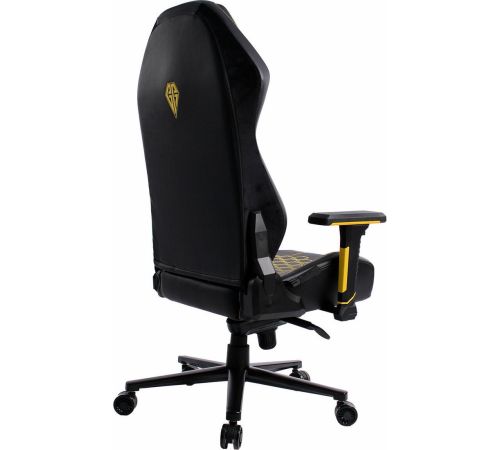 Игровое геймерское кресло Brabix GM-180 532953 черный/желтый