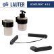 Набор аксессуаров для ванной Lauter 21TS3019 + 21TS3021 + 21TS3013 + 21TS3008 Matt Black, 4 предмета
