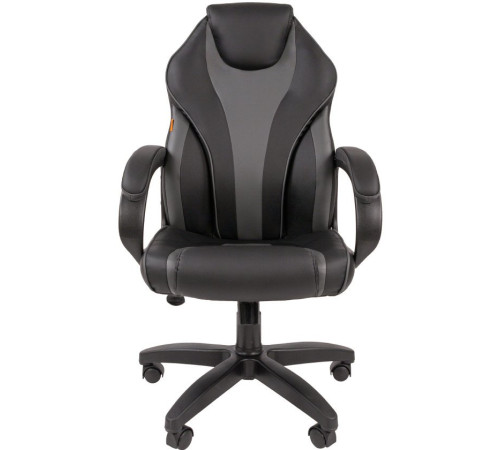 Офисное кресло CHAIRMAN 299 экопремиум, черный/серый