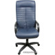 Офисное кресло Деловая обстановка Консул Стандарт синий, кожа люкс