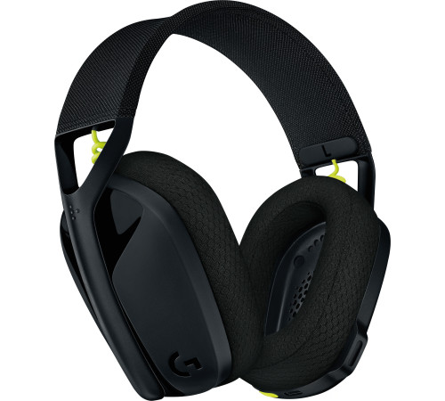 Наушники Logitech G435 Lightspeed черный/неоновый желтый
