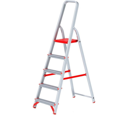 Лестница-стремянка Новая высота NV 311 алюминиевая профессиональная 5 ступеней