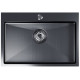 Кухонная мойка Mixline Pro 552937 черный графит, с сифоном