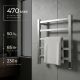 Полотенцесушитель Wellerein LD0102 50x60, хром