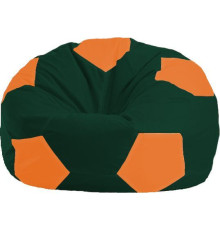 Кресло-мешок Flagman Мяч Стандарт М1.1-64 темно-зеленый/оранжевый