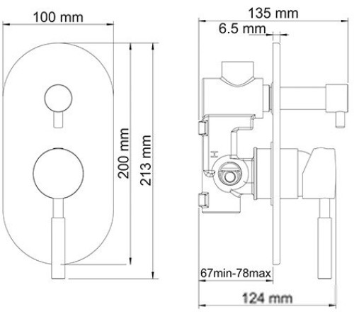 Смеситель Wasserkraft Main 4141