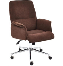 Кресло TetChair York флок, коричневый