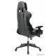 Игровое геймерское кресло Zombie Viking 5 Aero Black Edition искусственная кожа черный