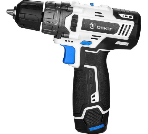 Дрель-шуруповерт Deko DKCD12V Snow White Set1 083-1106 с 1-им АКБ