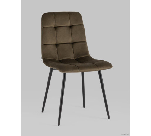 Стул Stool Group Одди AV 406N-Cch-08 велюр коричневый