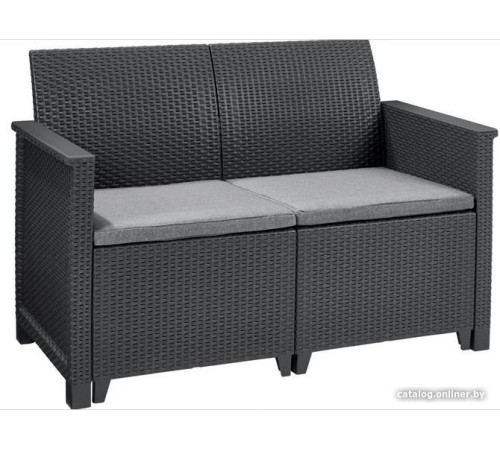 Набор садовой мебели Keter Elodie 2 Seater 253948 графит