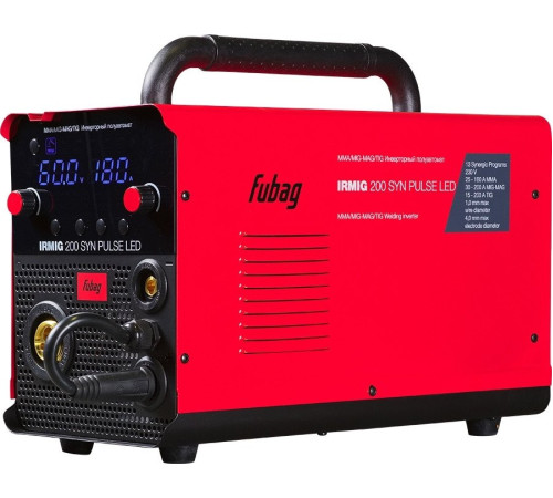 Сварочный инвертор Fubag IRMIG 200 Syn Pulse LED 646405