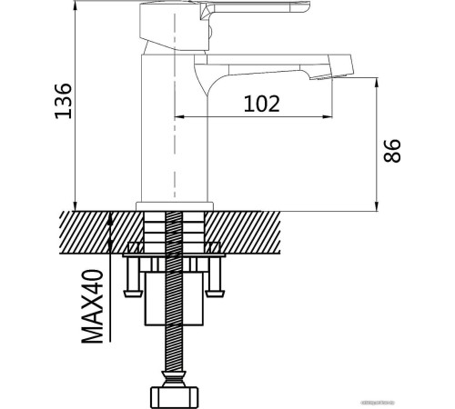 Смеситель Shevanik S8101F