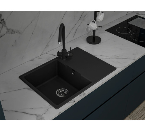 Кухонная мойка GranFest GF-Urban-668L черный