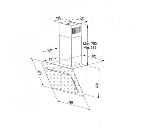 Кухонная вытяжка Korting KHC 67590 GN