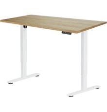 Стол с регулировкой высоты ErgoSmart Electric Desk Prime 1200х650х25 мм дуб натуральный/белый