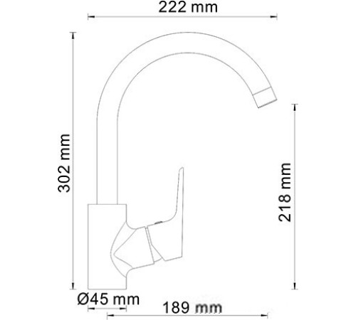 Смеситель Wasserkraft Lippe 4507