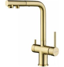 Смеситель Paulmark Serpentine Se213222-LG светлое золото