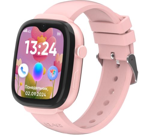 Детские умные часы Elari KidGram 4G розовый