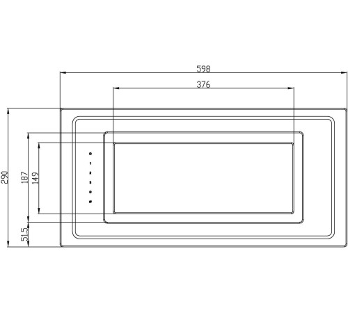 Кухонная вытяжка Schtoff Planet 60 Black черный
