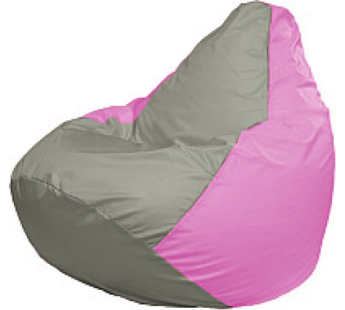 Кресло-мешок Flagman Груша Мега XXXL Г3.1-333 серый/розовый