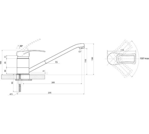 Смеситель Славен СЛ-ОД-Ц21