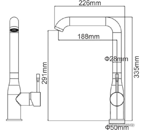 Смеситель Gerhans HU01K4698-21 песочный
