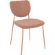 Стул Stool Group Gigi DRC-9155-B коричневый букле/ножки розовые
