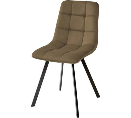 Стул M-City Ричи 688M05751 H-71 шоколадный велюр/черный