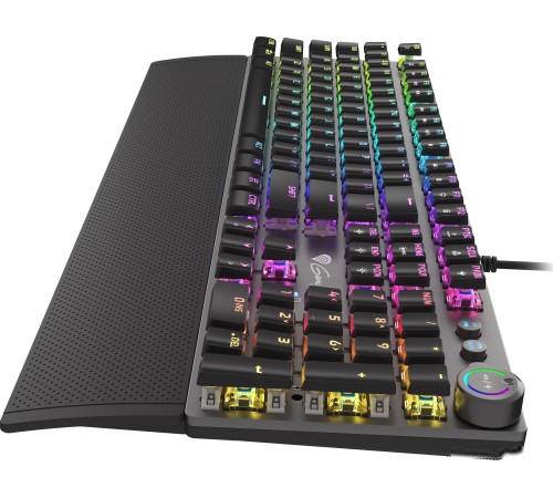 Клавиатура Genesis Thor 380 RGB нет кириллицы