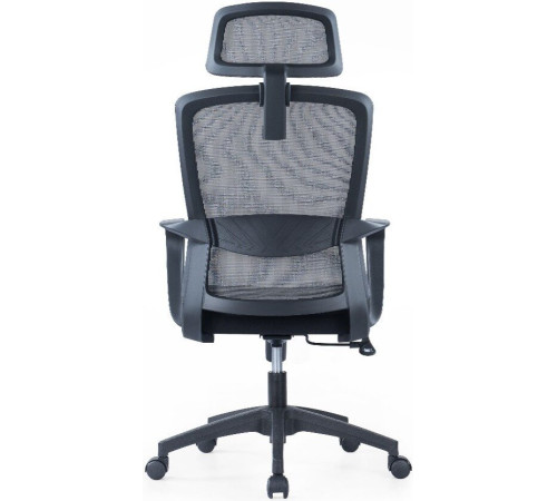 Офисное кресло SitZone U-060A сетка/ткань, черный, крестовина пластик