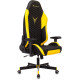 Игровое геймерское кресло Бюрократ Knight Neon черный/желтый экокожа