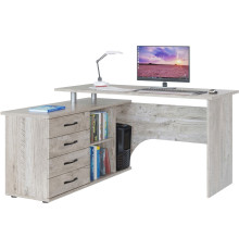Компьютерный стол Сокол КСТ-109 левый дуб юкон