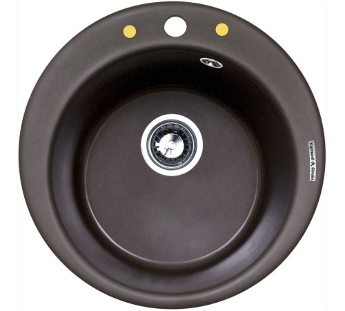 Кухонная мойка Zigmund & Shtain Kreis 480 швейцарский шоколад