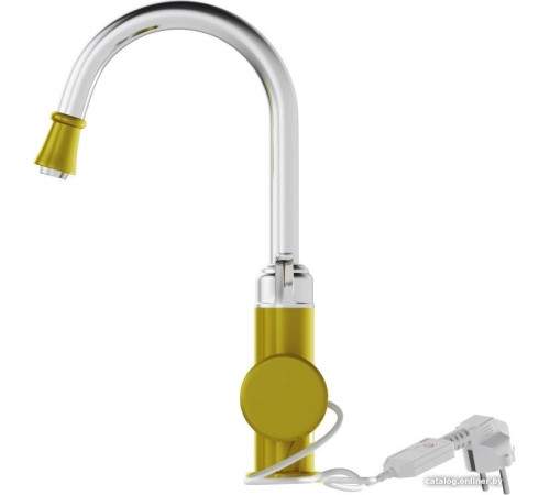 Проточный электрический водонагреватель-кран Mixline WH-003 золото