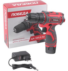 Дрель-шуруповерт Победа ДА-12П/2 Ли 180201637 с 1-им АКБ