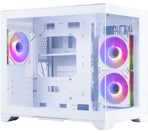 Корпус 1stPlayer MV6-TRANSPARENT ARGB белый