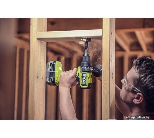 Ударная дрель-шуруповерт Ryobi RPD18X-242S 5133005283 с 2-мя АКБ 2 Ач+4 Ач, сумка